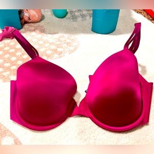Lightly used fuchsia colored lightly padded bra